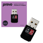PREVO USBW5 600Mbps Dual Band USB Wireless AC Network Adapter