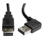 Tripp Lite UR020-003-RA USB cable USB 2.0 35.8" (0.91 m) USB A Black