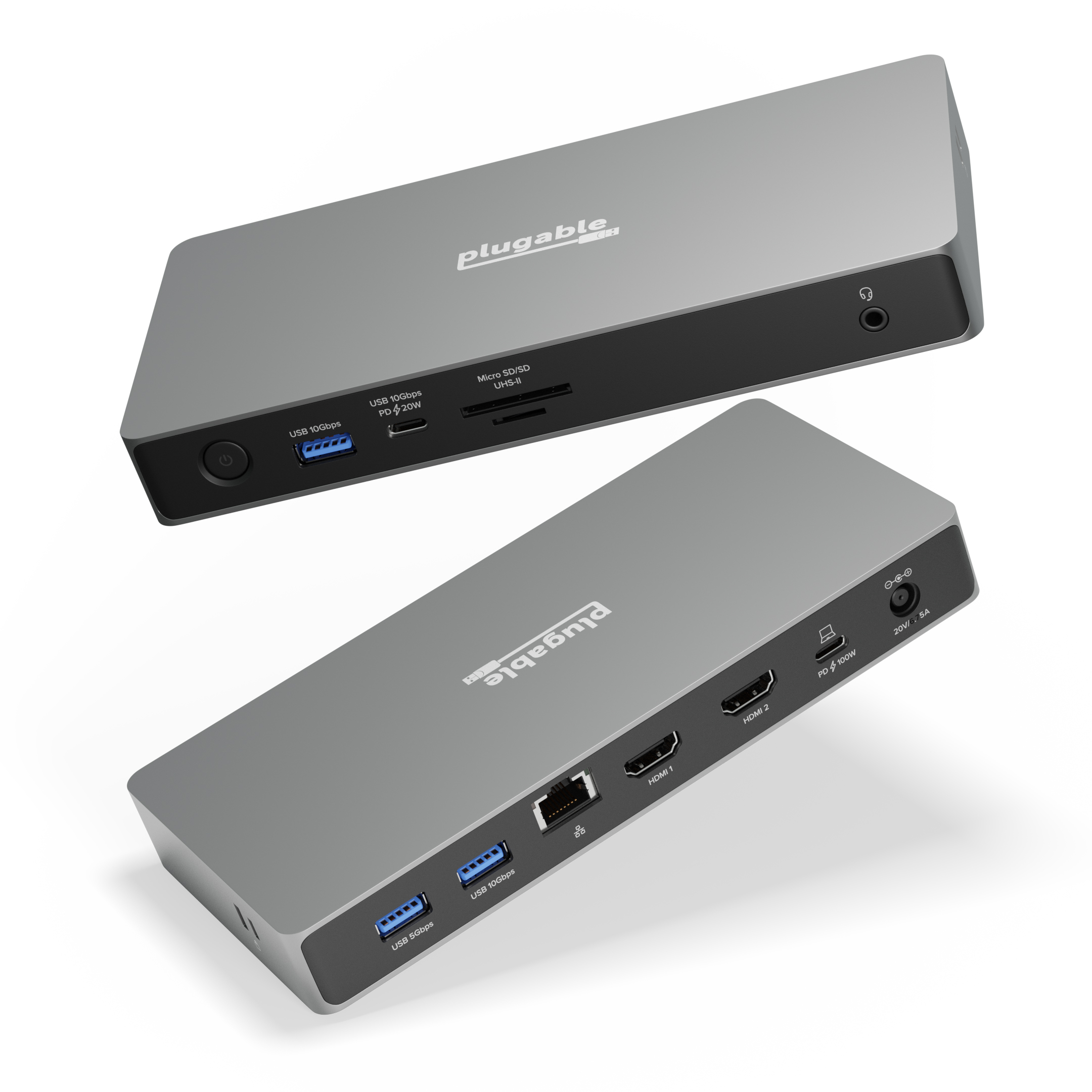 Image of PLUGABLE TECHNOLOGIES USB4 Dual HDMI Docking Station