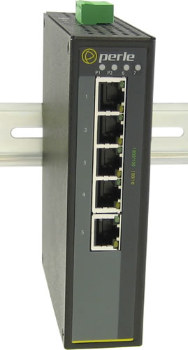 Perle IDS-105G-S2ST120 Unmanaged Gigabit Ethernet (10/100/1000) Black