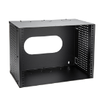 Rocstor Y10E027-B1 rack cabinet 8U Wall mounted rack Black