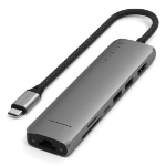 Satechi ST-P7SM interface hub USB Type-C 10000 Mbit/s Grey