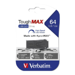 Verbatim ToughMax USB flash drive 64 GB USB Type-A 3.2 Gen 1 (3.1 Gen 1) Black