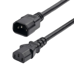 StarTech.com 8714-6600-POWER-CORD power cable Black 70.9" (1.8 m) C14 coupler C13 coupler