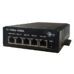 Tycon Systems TP-SW5G-VERSA network switch L2 Gigabit Ethernet (10/100/1000) Power over Ethernet (PoE) Black