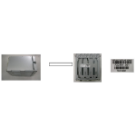 HPE 792351-001 rack accessory Cage nuts pack