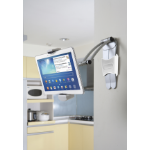 CTA Digital 2in1 iPad Kitchen Mount Stand Passive holder Tablet/UMPC Silver