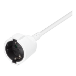 Deltaco GT-0900 power extension 3 m 1 AC outlet(s) Indoor White