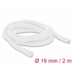 DeLOCK Braided Sleeve self-closing 2 m x 19 mm white