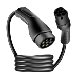 LogiLink EVC0125 electric vehicle charging cable Black Type 2 3 7.5 m