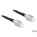 DeLOCK 88594 coaxial cable RG-174 3 m FME Black