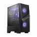 MSI MAG FORGE 100M Mid Tower Gaming Computer Case 'Black, 2x 120mm RGB PWM Fan, 1x 120mm Fan, 1-6 RGB Hub, Tempered Glass Panel, ATX, mATX, mini-ITX'