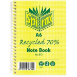 SPIRAX 813 RECYCLED NOTEBOOK A6 100 PAGE