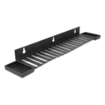 DeLOCK 67180 cable organizer Wall Cable holder Black