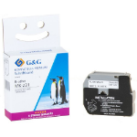 G&G 16833 labelprinter-tape Zwart op wit MK