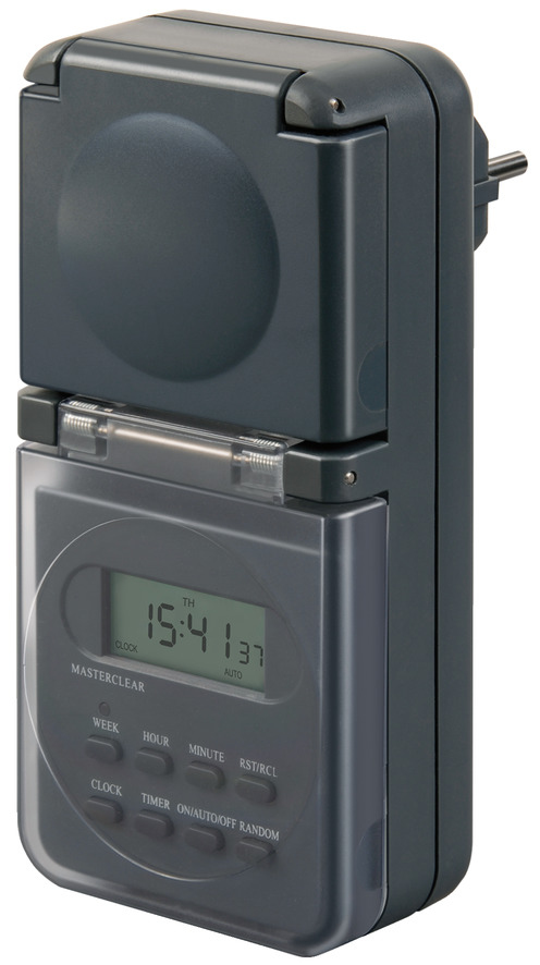 Image of Brennenstuhl 1506706 electrical timer Weekly timer Grey