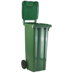 VFM REFUSE CONTAINER 120L 2 WHLD GRN 33