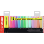 STABILO BOSS Original marker 15 pc(s) Chisel tip Multicolour
