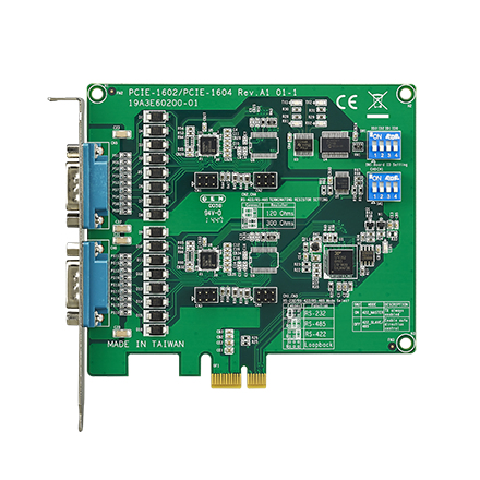 PCIE-1602B-AE IMC NETWORKS 2-PORT RS-232/422/485 PCI EXPRESS COMMUNICATION CARD W/SURGE & ISOLATION