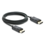 DeLOCK Coaxial DisplayPort cable 8K 60 Hz with braided coating 2 m