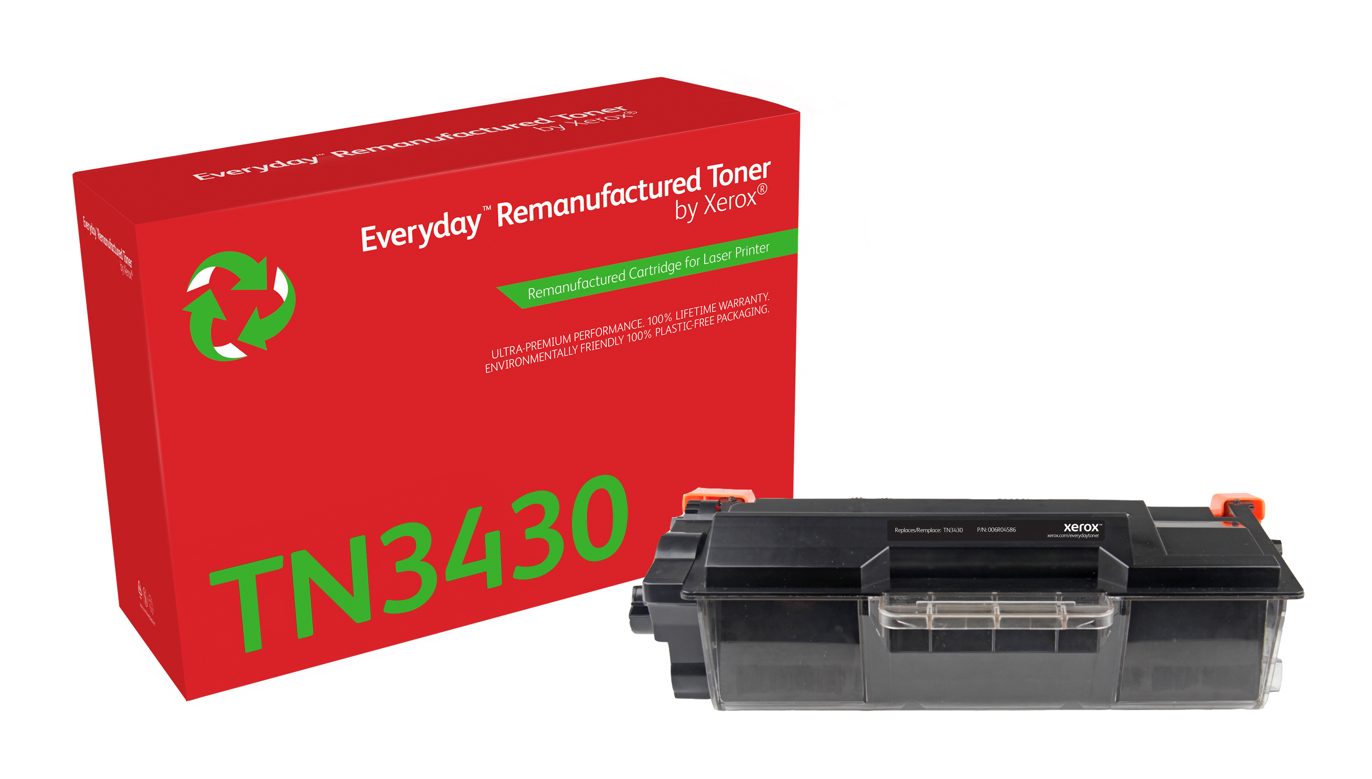 Image of Xerox 006R04586 Toner-kit, 3K pages (replaces Brother TN3430) for...
