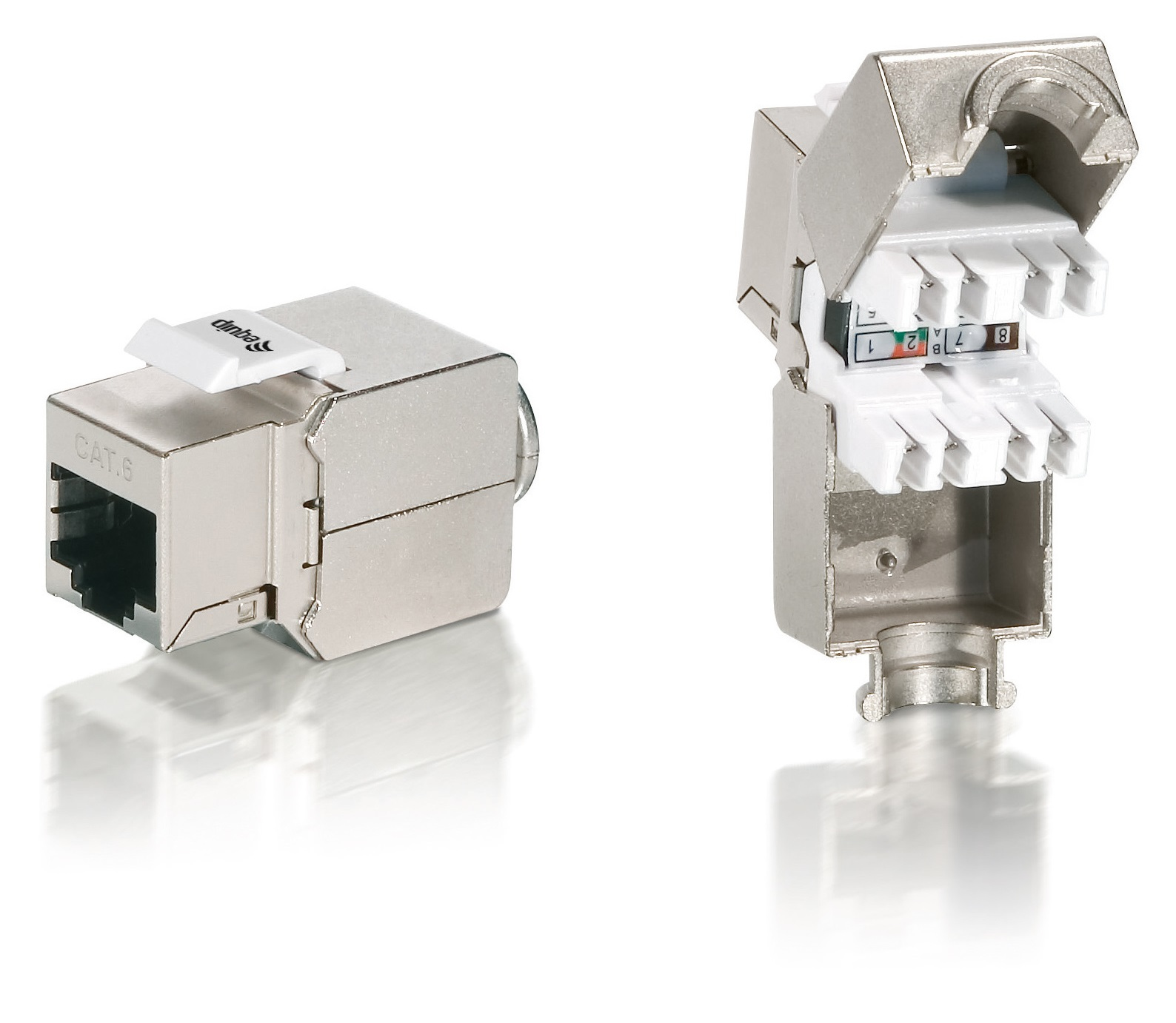 Image of Equip Cat.6 Shielded Keystone Jack LSA