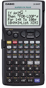Image of Casio FX-5800P calculator Pocket Scientific Black