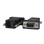 Opengear 319015 cable gender changer DB9F RJ45 Black