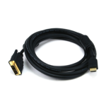 Monoprice 2405 video cable adapter 120" (3.05 m) HDMI Type A (Standard) DVI-D Black