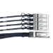 ATGBICS CAB-QSFP28-4SFP25G-CU5M-C1 Champion One compatible Direct Attach Copper Breakout Cable 100GBase-CU QSFP28 to 4x25GBase-CU SFP28 (Passive Twinax 5m)
