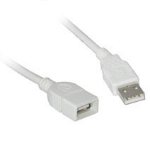 C2G USB A Male to A Female Extension Cable 2m USB cable White