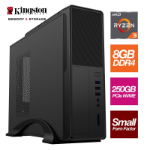 TARGET AMD Ryzen 3 3200G 4 Core 8 Threads 3.60GHz (4.00GHz Boost) 8GB Kingston DDR4 RAM, 250GB Kingston NVMe, - Small Form Factor Case - Pre-Built System