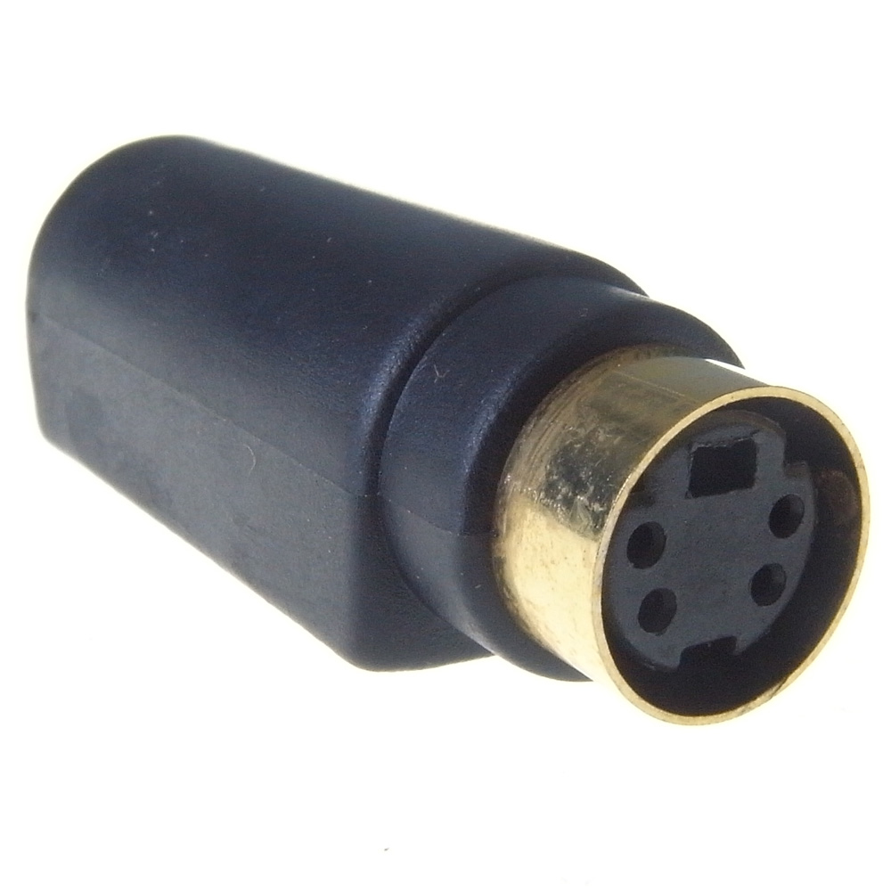 CONNEkT Gear 26-0108 cable gender changer SVHS RCA Phono plug Black