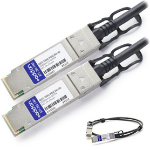 AddOn Networks QFX-QSFP-DAC-50CM-AO InfiniBand/fibre optic cable 0.5 m QSFP+ Black