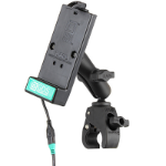 RAM Mounts GDS Powered Phone Dock with Tough-Claw Small Clamp Mount