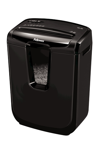Fellowes M-7C paper shredder Cross shredding Black
