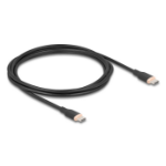 DeLOCK 81239 USB-kabel USB 2.0 2,5 m USB C Zwart