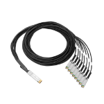 HPE Aruba Networking 200G QSFP-DD to 8x SFP28 3m Direct Attach Cable InfiniBand en Glasvezelkabel