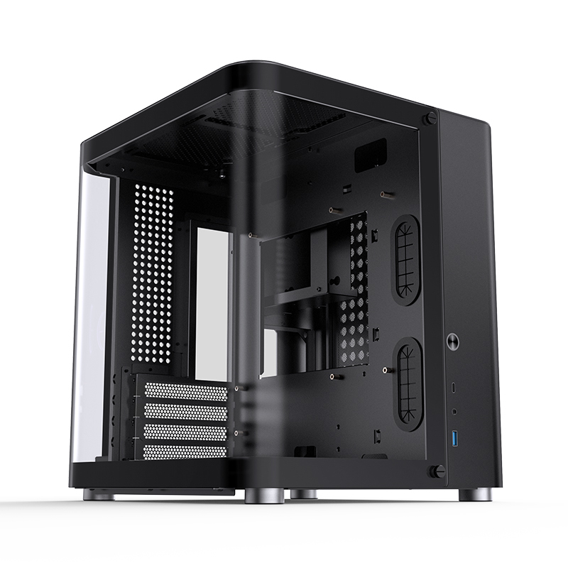 TK-1 Black DIVERSE HARDWARE TK-1 2.0 Micro-ATX Case Tempered Glass - Black
