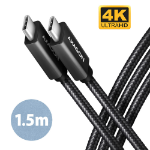 Axagon BUCM32-CM15AB SPEED+ USB-C  USB 20Gbps/100W cable 1.5 m