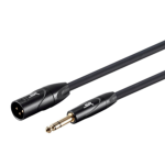 Monoprice 18814 audio cable 78.7" (2 m) XLR 6.35mm TRS Black