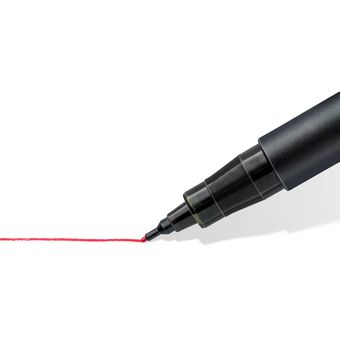 Staedtler Lumocolor 313 WP4 permanent marker Black, Blue, Green, Red 4 pc(s)