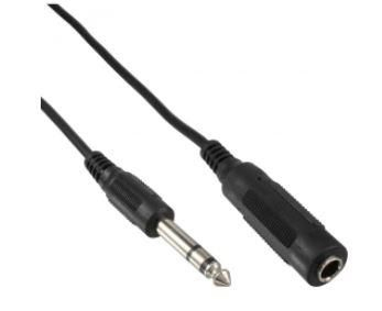 Image of Microconnect AUDNU5 audio cable 5 m 6.35mm Black