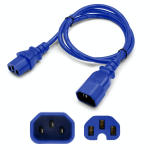 AddOn Networks ADD-C142C1514AWG3FTBE power cable Blue 35.8" (0.91 m) C14 coupler C15 coupler