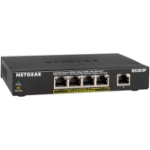 NETGEAR GS305P Unmanaged Gigabit Ethernet (10/100/1000) Power over Ethernet (PoE) Black