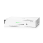 HPE Aruba Networking Aruba Instant On 1430 8G Unmanaged L2 Gigabit Ethernet (10/100/1000) Power over Ethernet (PoE) White