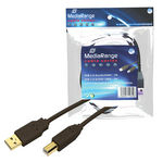 Image of MediaRange MRCS101 USB cable 1.8 m USB A USB B Black
