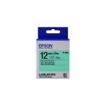 Epson C53S672102/LK-4GBL DirectLabel-etikettes black on green pearl 12mm x 8m for Epson LabelWorks LW-C 410/610