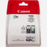 Canon 3713C005 (PG-560 CL 561) Ink cartridge multi pack, 7,5ml + 8,3ml, Pack qty 2