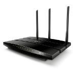 TP-LINK Archer C7 wireless router Dual-band (2.4 GHz / 5 GHz) Gigabit Ethernet Black